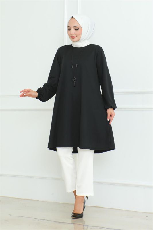Oversize Tunik SİYAH - 4