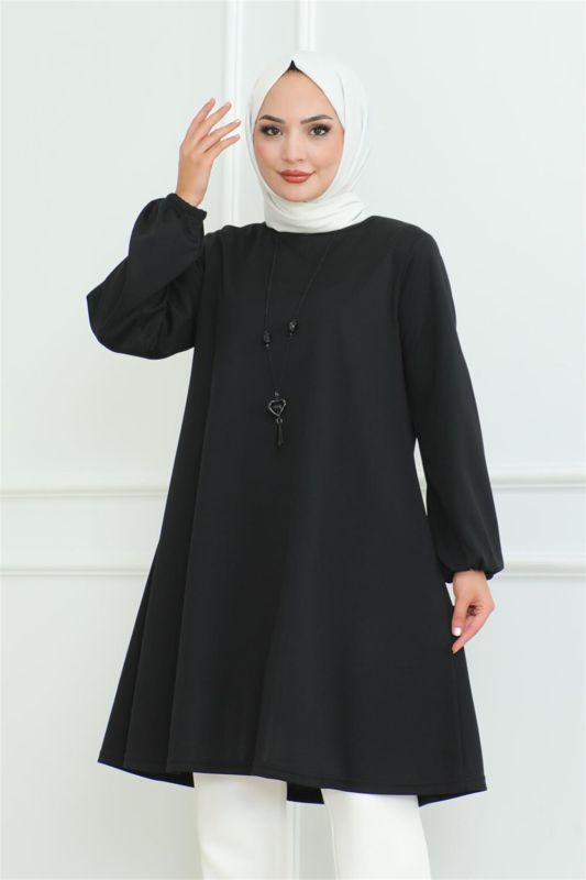 Oversize Tunik SİYAH - 5
