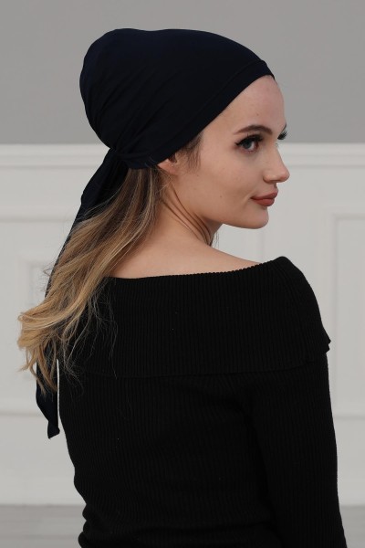 Combed Cotton Bone,B-47 Navy Blue - Thumbnail