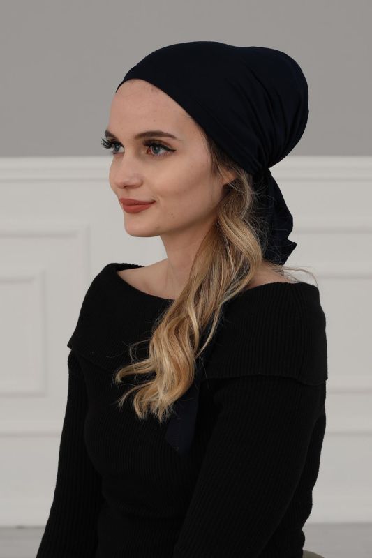 Combed Cotton Bone,B-47 Navy Blue - 4