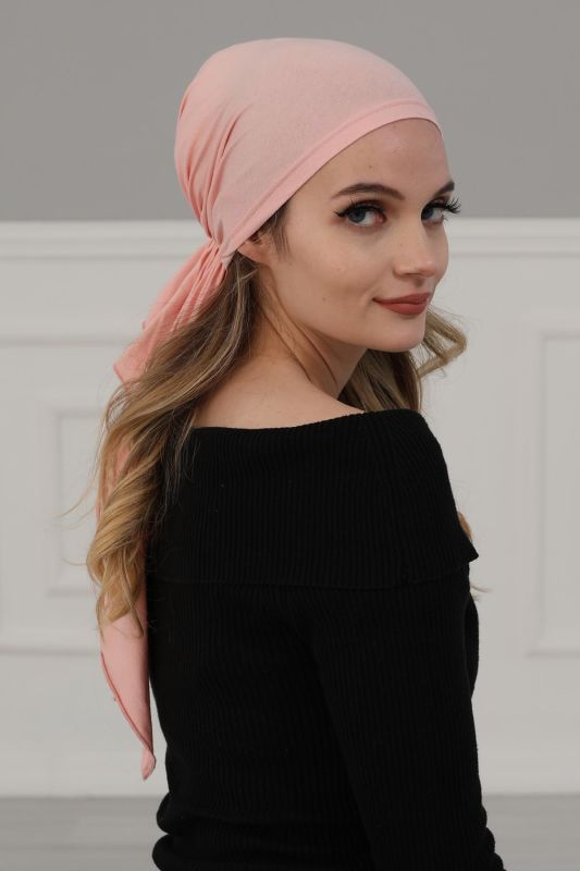 Combed Cotton Bonnet,B-47 Powder - 2