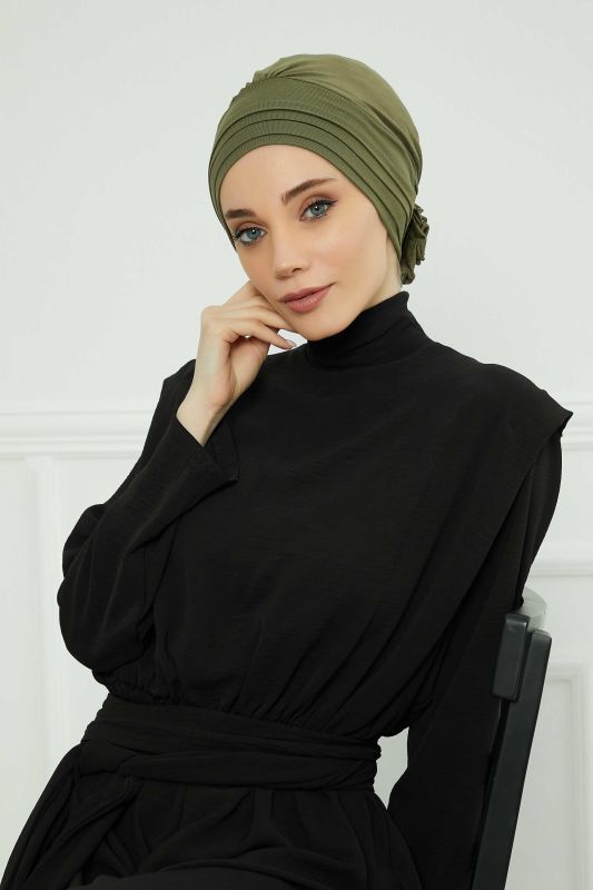 Combed Cotton Bone,B-74 Khaki Green - 1