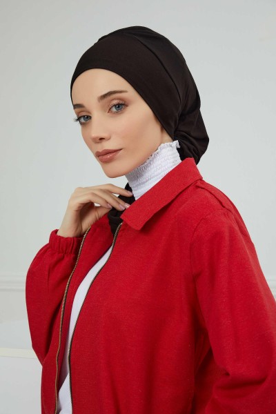 Moda Çizgi - Combed Cotton Ready Scarf,HT-96,HT-96 Black