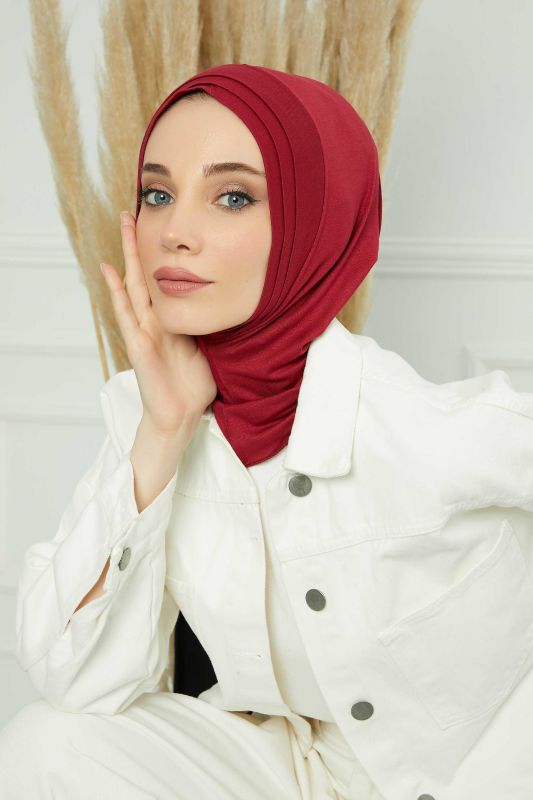 غطاء محرك السيارة مطوي، B-76 أحمر كلاريت - 2
