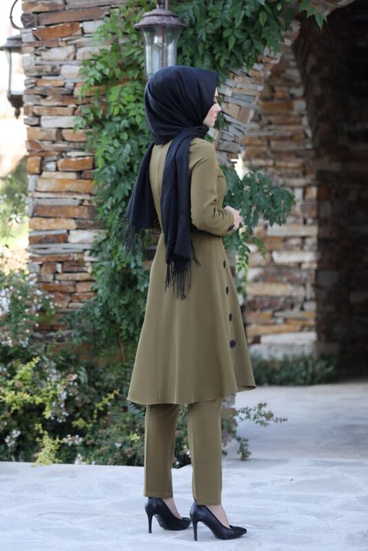 Pleated Suit MC0035 Khaki - 3