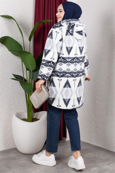 Polar Kap BAKLAVA DESEN GRİ - Thumbnail