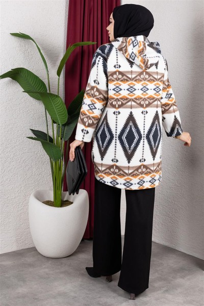 Polar Kap BAKLAVA DESEN KAHVE - Thumbnail