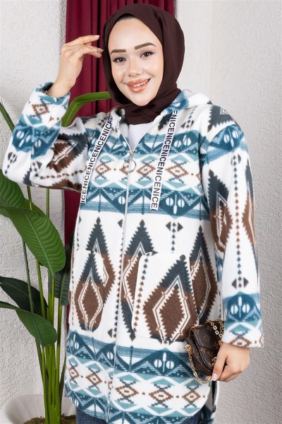 Polar Kap BAKLAVA DESEN MİNT - Thumbnail