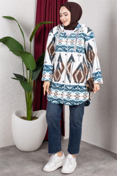 Polar Kap BAKLAVA DESEN MİNT - Thumbnail