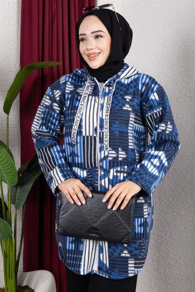 Polar Kap GEOMETRİK DESEN İNDİGO - Thumbnail