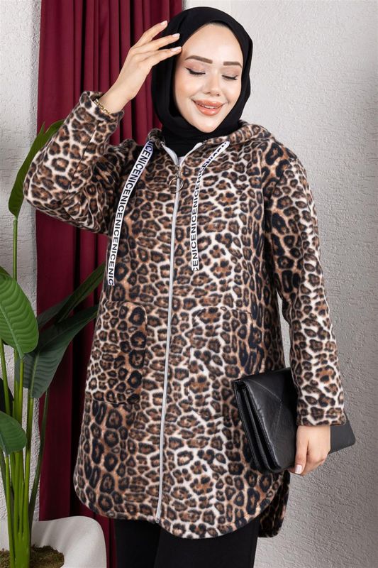 Polar Kap  LEOPAR DESEN KAHVE - 1
