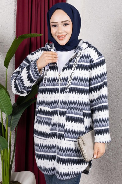 Polar Kap ZİKZAK DESEN ANTRASİT - Thumbnail