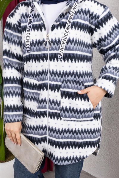 Polar Kap ZİKZAK DESEN ANTRASİT - Thumbnail