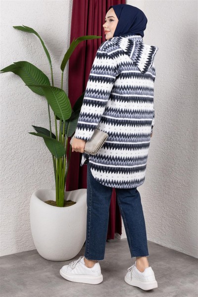 Polar Kap ZİKZAK DESEN ANTRASİT - Thumbnail