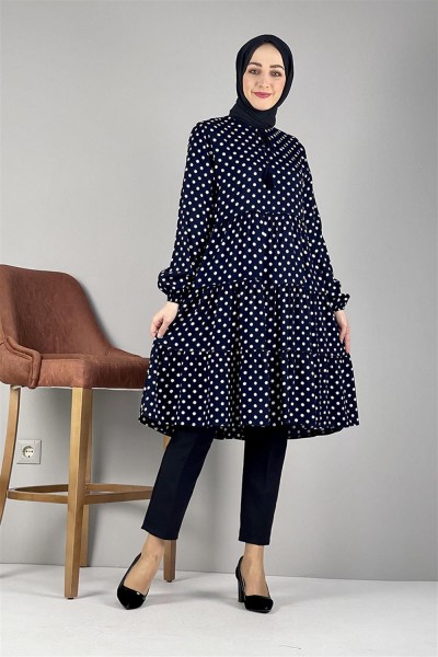 SGS - Puantiyeli Tunik LACİVERT