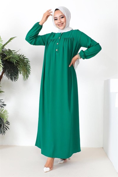 SGS - Robalı Aerobin Elbise BENETTON YEŞİLİ