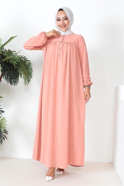 Robalı Aerobin Elbise GÜL KURUSU - Thumbnail