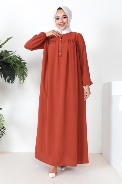 SGS - Robalı Aerobin Elbise KİREMİT