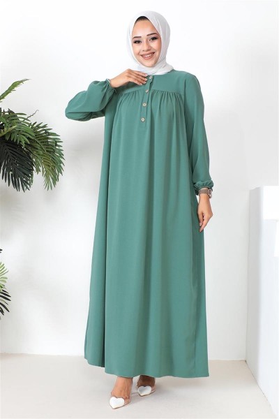 Robalı Aerobin Elbise ZÜMRÜT YEŞİLİ - Thumbnail