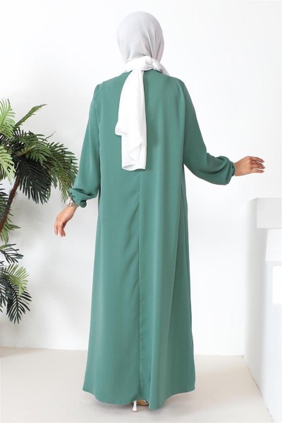 Robalı Aerobin Elbise ZÜMRÜT YEŞİLİ - Thumbnail