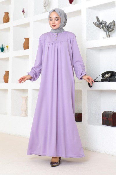 Robalı Tesettür Spor Elbise LİLA - Thumbnail