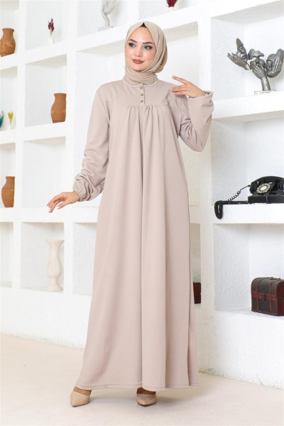 Robalı Tesettür Spor Elbise VİZON - Thumbnail