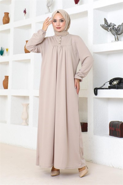 Robalı Tesettür Spor Elbise VİZON - Thumbnail