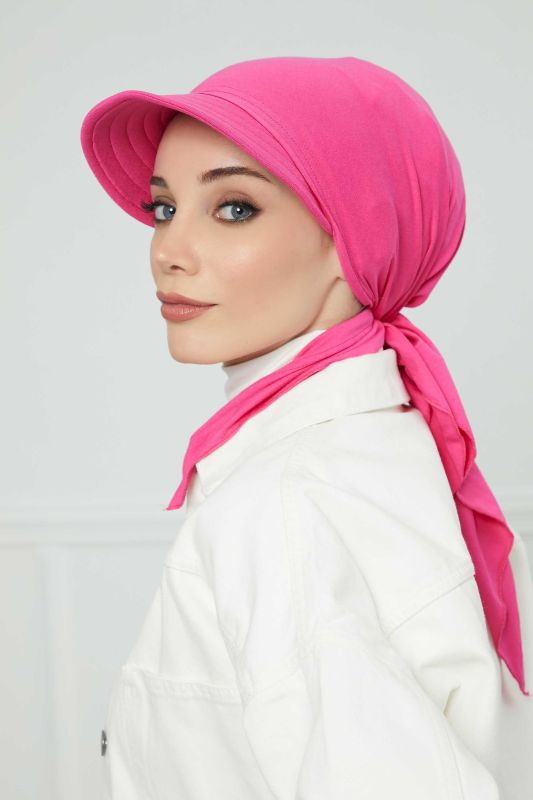 Siperlikli Bandana Bone,B-71 Fuşya - 1