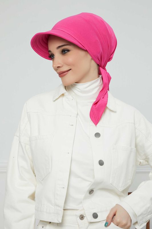 Siperlikli Bandana Bone,B-71 Fuşya - 3