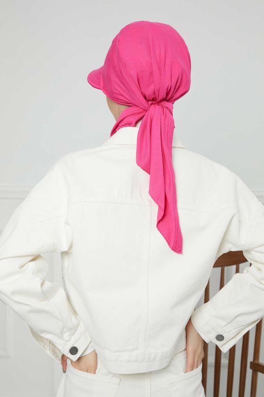 Siperlikli Bandana Bone,B-71 Fuşya - 6
