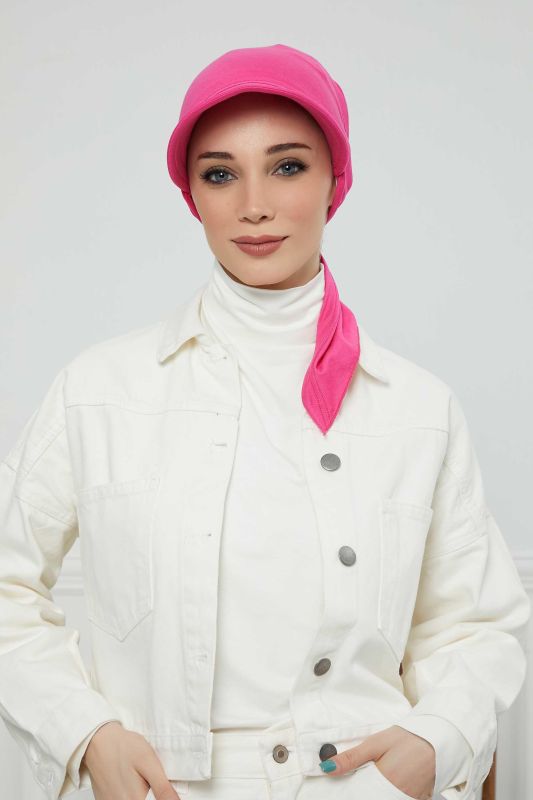 Siperlikli Bandana Bone,B-71 Fuşya - 7