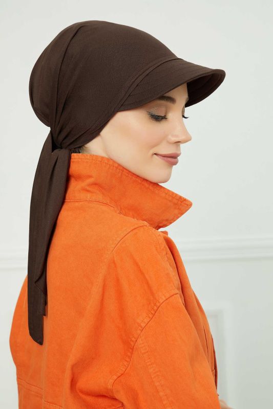 Siperlikli Bandana Bone,B-71 Kahverengi - 1