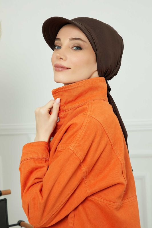 Siperlikli Bandana Bone,B-71 Kahverengi - 2