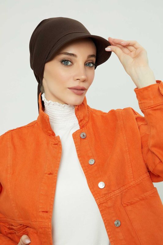 Siperlikli Bandana Bone,B-71 Kahverengi - 3