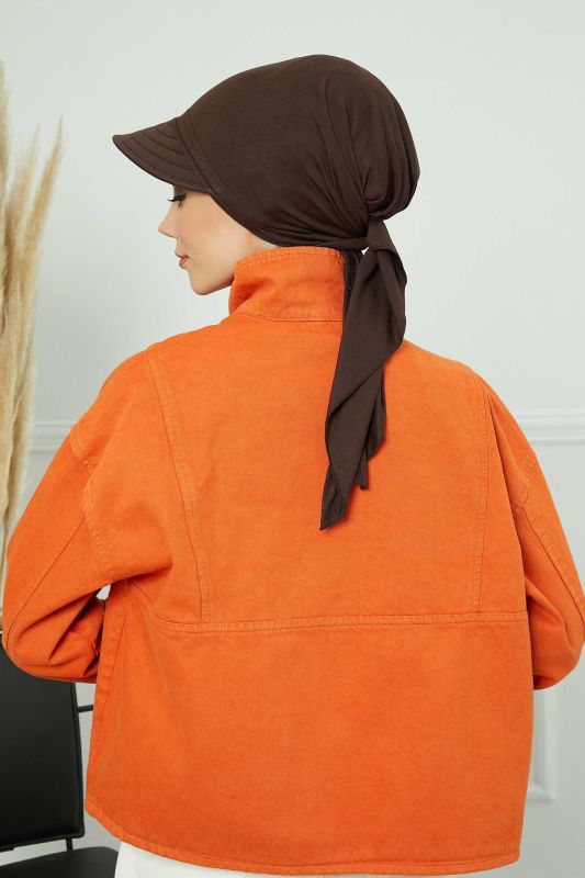 Siperlikli Bandana Bone,B-71 Kahverengi - 6