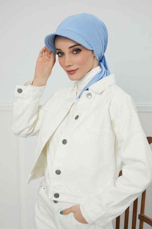 Siperlikli Bandana Bone,B-71 Mavi - 1