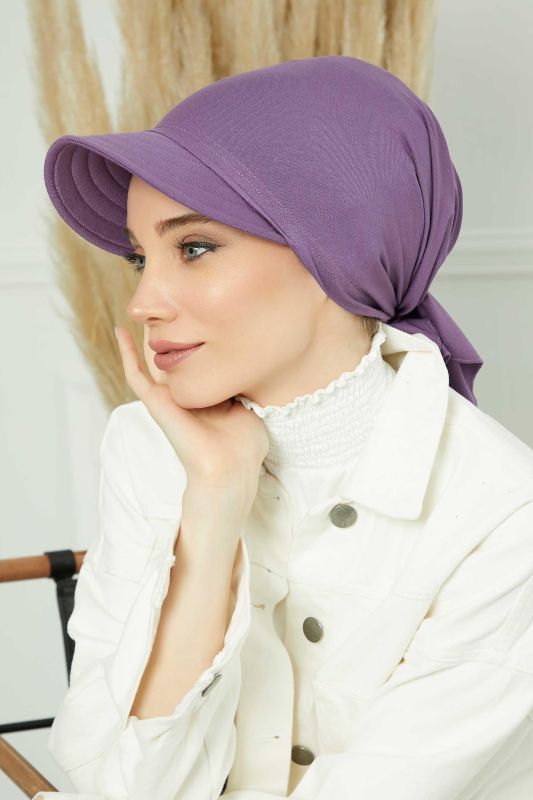 Siperlikli Bandana Bone,B-71 Mor 2 - 2