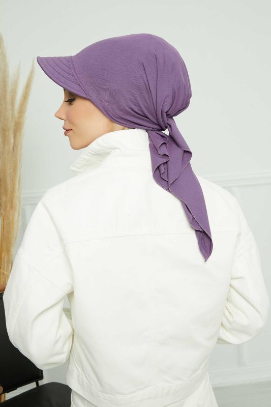 Siperlikli Bandana Bone,B-71 Mor 2 - 5