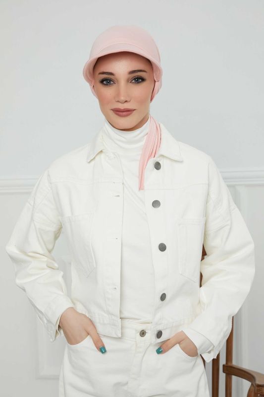 Siperlikli Bandana Bone,B-71 Pudra - 2