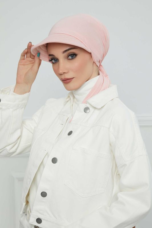 Siperlikli Bandana Bone,B-71 Pudra - 3
