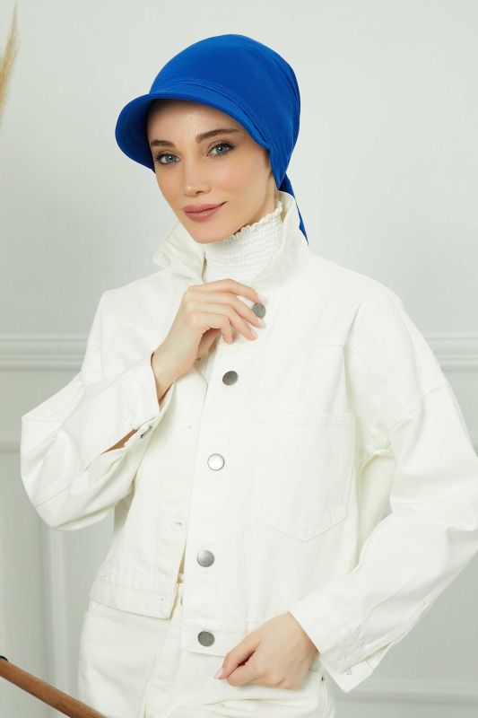 Siperlikli Bandana Bone,B-71 Saks Mavisi - 2