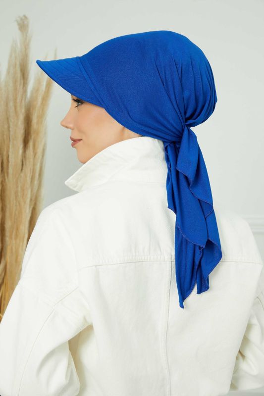 Siperlikli Bandana Bone,B-71 Saks Mavisi - 5