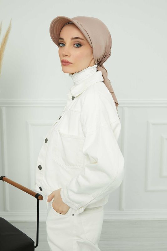 Siperlikli Bandana Bone,B-71 Vizon - 4
