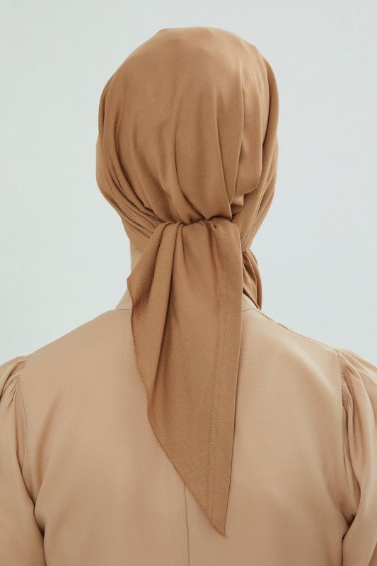 Siperlikli Bandana,B-40 Açık Kahverengi - 5