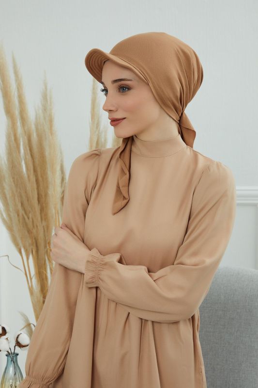 Siperlikli Bandana,B-40 Açık Kahverengi - 6