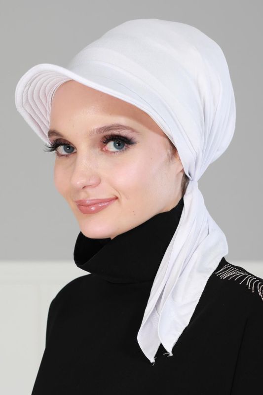 Siperlikli Bandana,B-40 Beyaz - 2