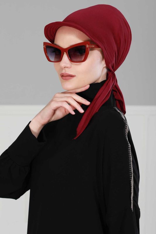 Siperlikli Bandana,B-40 Bordo - 2