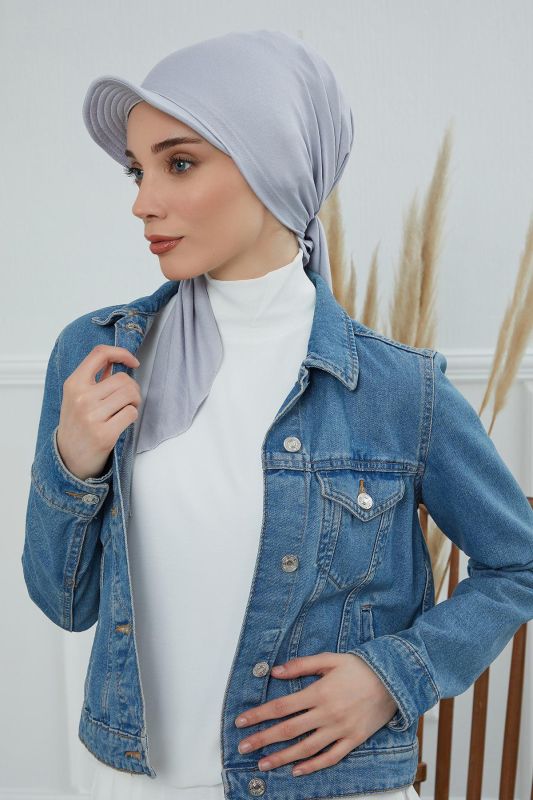 Siperlikli Bandana,B-40 Gri 2 - 2