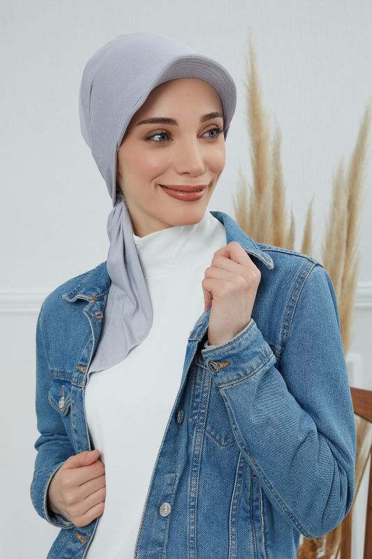 Siperlikli Bandana,B-40 Gri 2 - 3