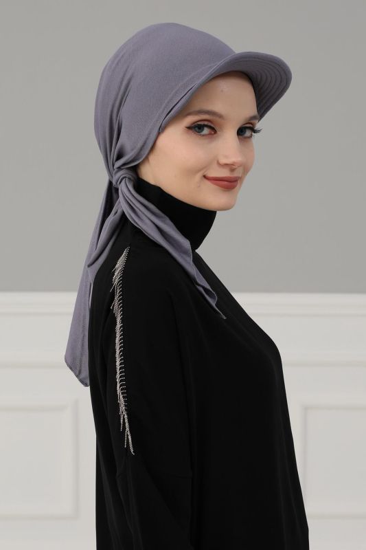 Siperlikli Bandana,B-40 Gri - 3